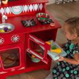 Cuisine jouet - KIDKRAFT - Rouge - Micro-ondes, four, évier, plaques de cuisson - Enfant 3 ans et plus-2