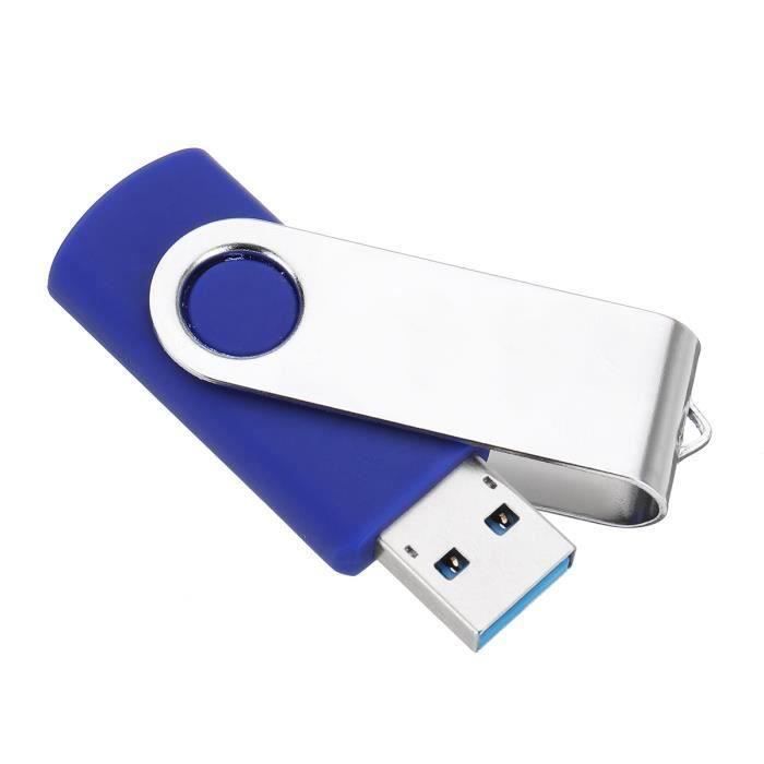 Clé USB 256 Go 3.0, KOOTION Cle USB 256 Go Pousser Tirer Clef USB 3.0 Flash  Drive Stockage Unique Mémoire Stick (Noir-Rouge) : : Informatique