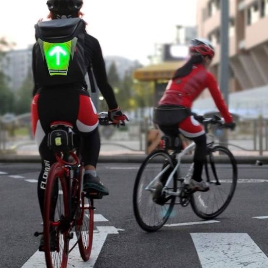 Gilet Clignotant Vélo Gilet Signalisation Velo Gilet LED Velo