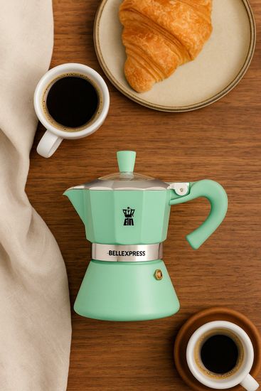 Cafetière Italienne Pezzetti Luxexpress 3 Tasses - Aluminium - Poignée Ergonomique Anti-Chaud - Gaz, Électrique, Vitrocéramique