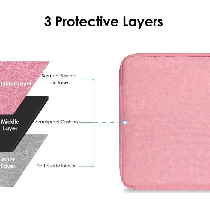 Housse De Protection Pour Ordinateur Portable De 16 Pouces, Housse De Protection
