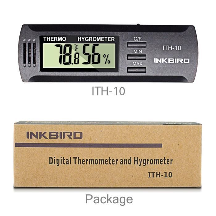 Thermometre hygrometre cave a vin - Cdiscount