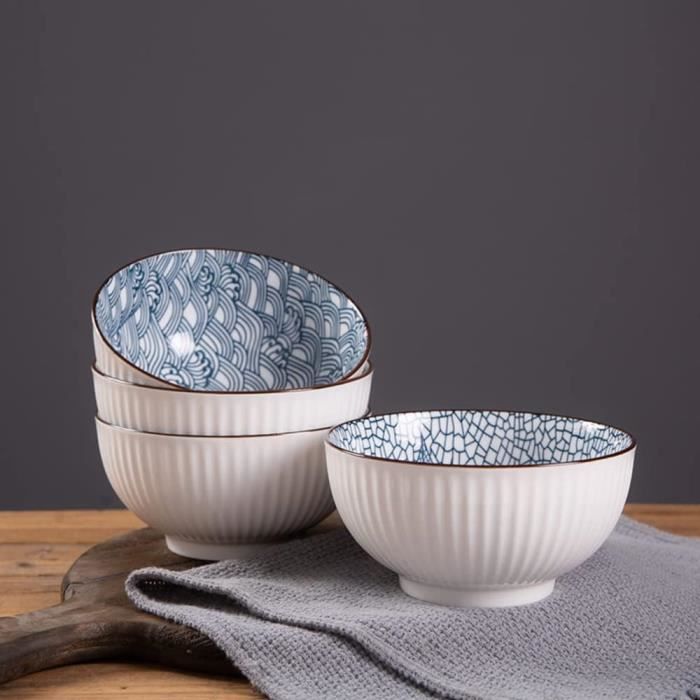 Lot De 6 Bols En Porcelaine 300 Ml Bols En Céramique Bol D'Aperitif
