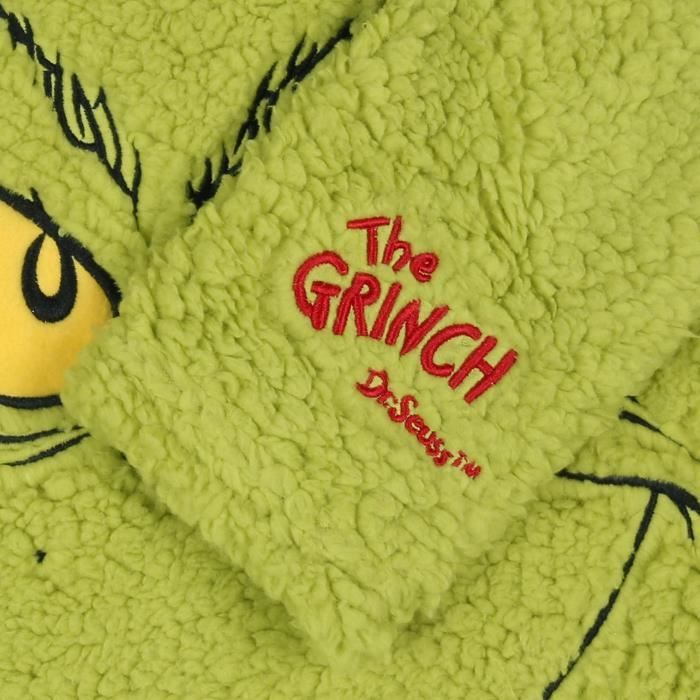 Pyjama Grinch The Grinch Green Pyjama En Polaire Pour Enfant U00e0 Manches Longues Pyjama Grinch Enfant
