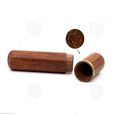 CONFO® Tube de cigare en palissandre hydratant Tube hydratant pour cigare cubain fait à la main accessoires d'outils cigare en bois -3
