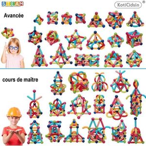 Limmys Jeu de Construction magnétique – Blocs aimantés pour garçons et Filles – Jouet éducatif STEM – Contient 74 Blocs magnétiques et Un livret d'idées de Construction | Votre wishlist sur Limmys Jeu de Construction magnétique – Blocs aimantés pour garçons et Filles – Jouet éducatif STEM – Contient 74 Blocs magnétiques et Un livret d'idées de Construction | Votre wishlist sur