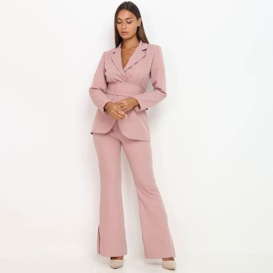 Blazer vieux rose femme best sale