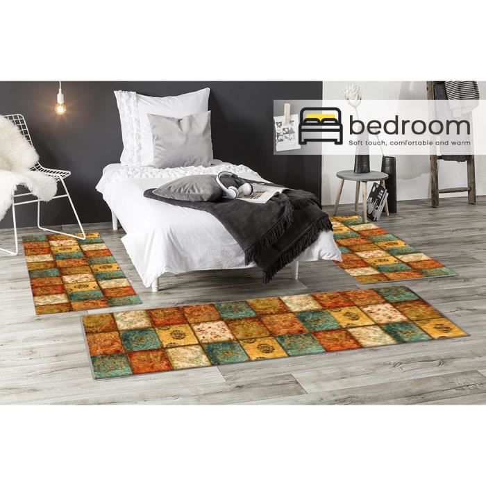 Tapis De Cuisine Lavable 160x52cm Cucina New - Antidérapant Découpable - Machine 40°C - Multi-pièces