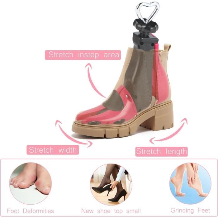 Extenseur De Chaussures Universel - Ajuste Longueur Et Largeur, Pour Pieds Larges Ou Chaussures Serrées, Tailles 37-43 - 8