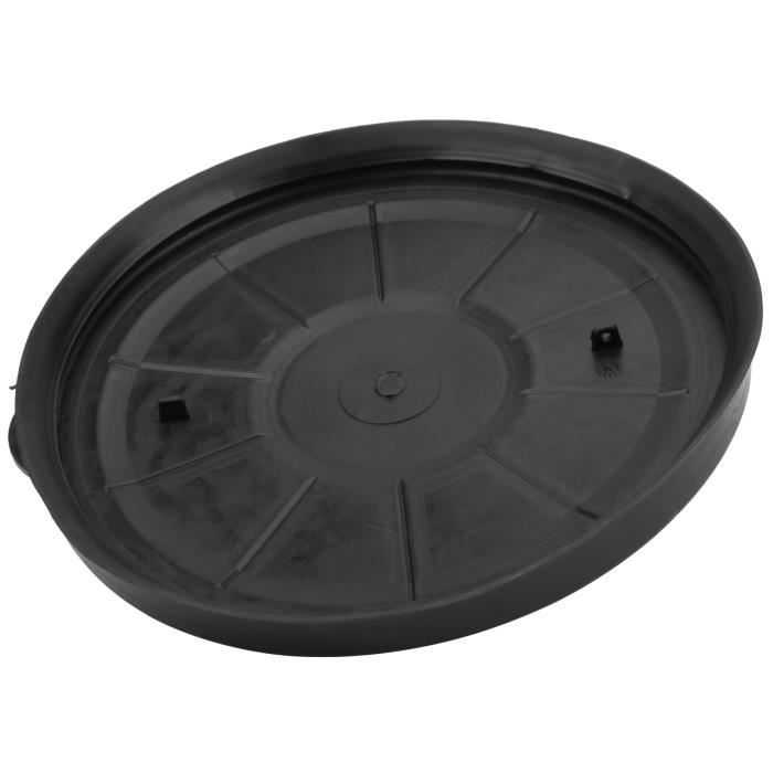 Joyzan Couvercle Trappe Pont Kayak, Matériel Kayak étanche Plaque Couverture Compartiment Antidérapante Inspection Amovible Bateau Entrepôt Stockage Hatch Kit Sac Rangement Boat Marine Plastique Noir