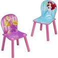 Ensemble table et 2 chaises DISNEY PRINCESS - Licence Disney Princesses - Multicolore - Pour enfant-4