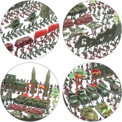 Shipenophy Jouet de mini soldats en plastique Figurines de soldats, modèle de scène de l'armée, Mini jeux jouet Couleur assortie - Jeux - Jouets