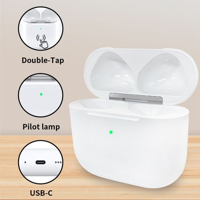 tui de recharge sans fil - OCEAN - AirPods 4 - Capteur de mouvement -  USB-C - 620 mAh - Cdiscount TV Son Photo