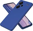 Coque pour Xiaomi Redmi Note 13 Pro Plus 5G (Pro+ 5G) Liquid Silicone Case Épaissi avec Doublure en Microfibre Protection - Bleu-0