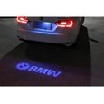 Logo coffre Bmw LED Bleu de Courtoisie Ghost Shadow Light voiture-0