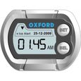 Mini montre digitale Oxford Digiclock spéciale pour moto fixation velcro à  pile OX562-0