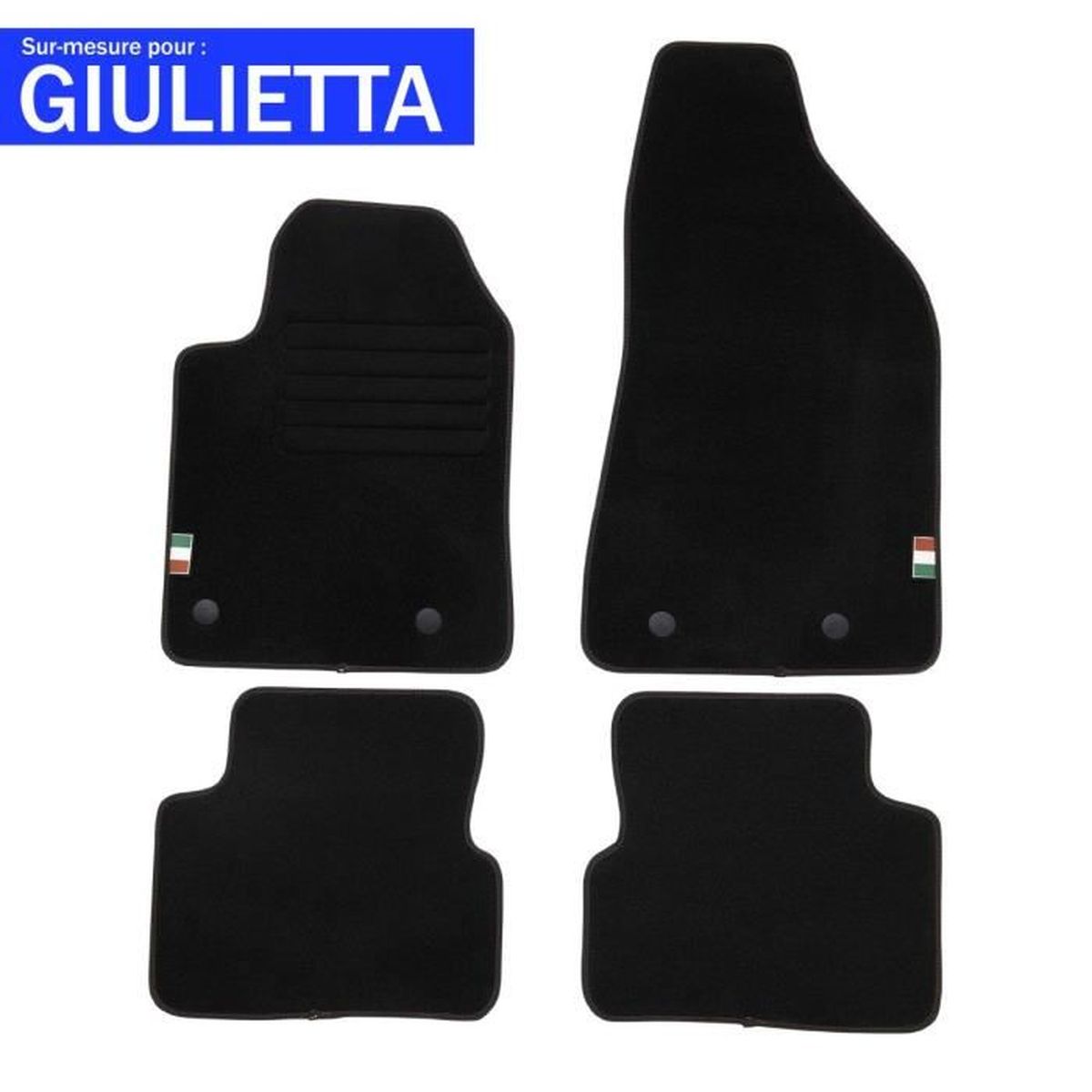 Tapis De Voiture Sur Mesure Peugeot 308 (2013-2021) - 4 Pièces Caoutchouc - Antidérapant