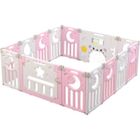 Parc Bebe Octogonal Modulable En Bois 7 2m 8 P Cdiscount Puericulture Eveil Bebe