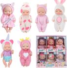 Poupée Bébé Reborn - ZIG-ZAG TERRITOIRES - Mini Poupée - 6 Pièces - PVC Non Toxique - Tissu Peluche Doux