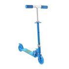 CAROMA Trottinette enfant - Lumineuses - Pliable - 2 Roues - Hauteur Réglable - 3-12 ans - Bleu