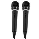 KOOL STAR Lot de 2 microphones dynamiques unidrectionnels filaires - Câble longueur 3M