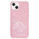 TAPERSO Coque Iphone 13 paillettes rose Licorne geometrique blanche personnalisee