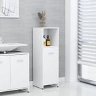 vidaXL Armoire de salle de bain Blanc 30x30x95 cm Aggloméré