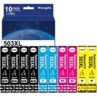 Woungzha 10x 503XL Cartouches d'encre 503XL Compatible pour Epson 503 XL pour Epson Expression Home XP-5200 XP-5205 XP-5200