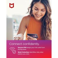 McAfee Total Protection 2022 | 5 Appareils | 1 An | PC-Mac-Android-iOS | Téléchargement