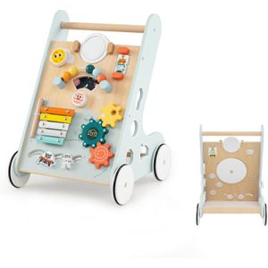 Chariot de marche en bois avec frein Cdiscount