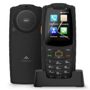 MOBILE SENIOR AGM M7 Téléphone Portable Senior Débloqué 4G Dual 