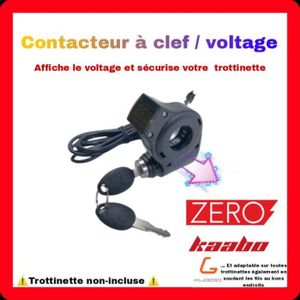 PIECES DETACHEES TROTTINETTE ELECTRIQUE Contacteur switch clef pour trottinette électrique