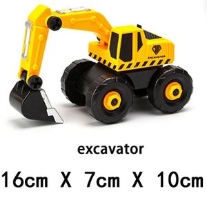 VOITURE - CAMION fouille - Jouets de véhicules d'ingénierie pour enfants, tracteur de construction, bulldozer, modèles de cami