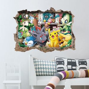 Kibi Minecraft Stickers Muraux Minecraft Stickers Muraux pour Murales De Chambre Enfants Home Decor Applique Posters Autocollant Minecraft Mural