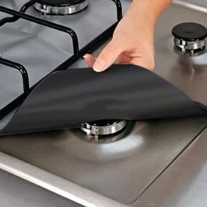 2Pcs Gas Stove Knob couvre de sécurité enfant protection cuisine couvercle à charnière Vue Claire W