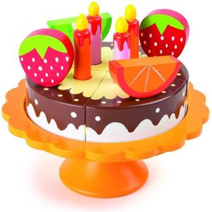 Gâteau roulé d'anniversaire en bois FSC® - marron, Jouet