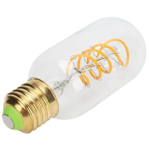 AMPOULE - LED Ampoule Vintage Double Spirale E27 4W LED Filament Flexible Lumière Chaude Ampoule LED 220V deco led Transparent
