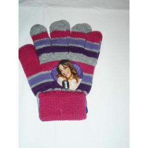 GANT - MITAINE Set gants Violetta Disney, rose et gris.