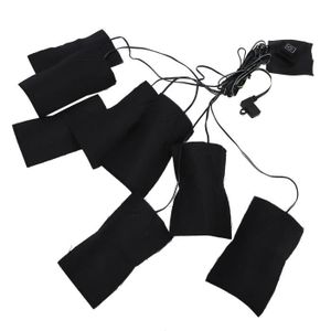 COUSSIN CHAUFFANT Feuille de chauffage électrique Coussin chauffant électrique USB tissu 3 vitesses vêtements imperméables gilet veste 110027