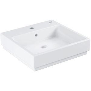 LAVABO - VASQUE Vasque à poser - GROHE - Cube Ceramic 50 cm - Traitements anticalcaire et antibactérien - Blanc alpin