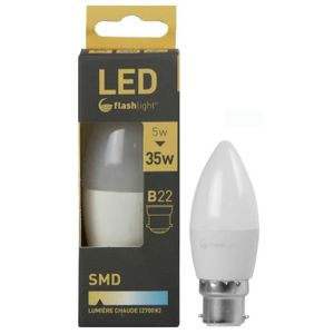 AMPOULE - LED Ampoule LED flamme B22 5W PROLIGHT - Lumière chaud