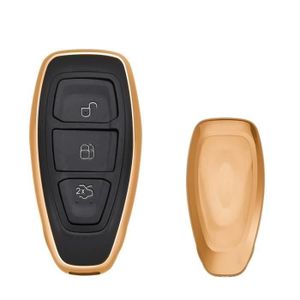 PORTE-CLÉS Zhizu-Étui souple pour clé de voiture pour Ford Fo