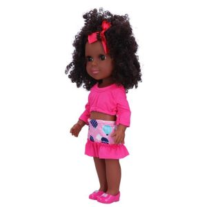 POUPÉE TMISHION Poupées bébé 14in bébé Reborn poupée africaine fille noire poupée réaliste bébés fille enfant cadeau