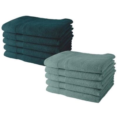 Set di 2 asciugamani TODAY 50x90 cm 100% cotone Dune