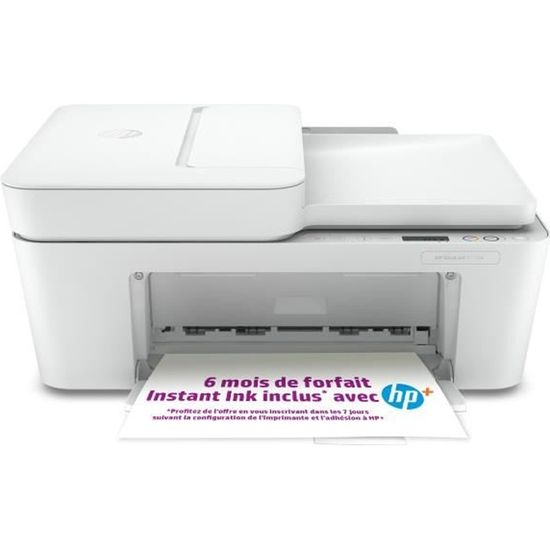 Imprimante tout-en-un HP DeskJet Plus 4110e - Jet d'encre couleur - 6 mois d’Instant Ink inclus avec HP+