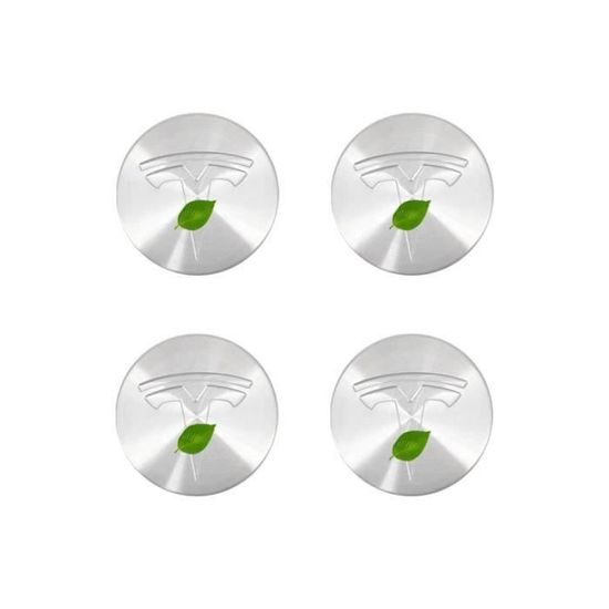 Protection Jantes Acier Enjoliveurs Noirs Mat Pour Tesla Model 3 - Diamètre 18 Pouces - Lot De 4 Pièces - Générique Enjoliveurs Noir Mat 18 Pouces Tesla