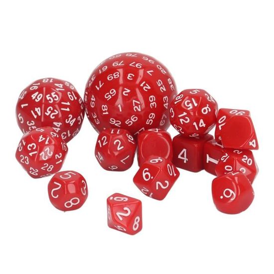 Acheter Dés polyédriques D100 à 100 côtés, dés acryliques multi-faces pour jeu de rôle sur Table, Bar, Club, fête