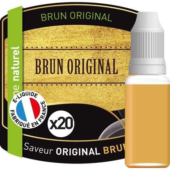 Lot de 20 e-liquides saveur Tabac Brun Green Gold  10 ml 0 mg - Cdiscount  Au quotidien