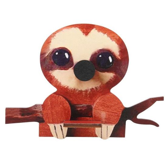 Porte-Lunettes En Bois Sculpté Forme Hibou - Décoration Bureau Ou Maison - Cadeau Original Pour Homme, Femme, Enfants - Fait Main - 2