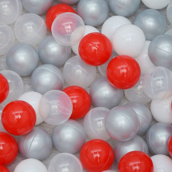 50 Balles De Piscine à Balles - Boules Souples Colorées 7cm - Jeu D'éveil Enfants, Décoration Tente, Parc De Jeu